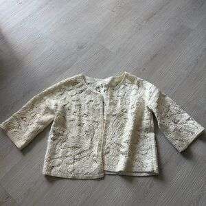 Anthropologie Lace Cardigan